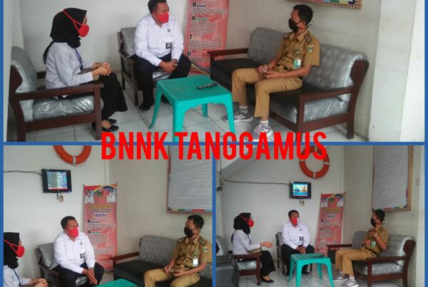 Koordinasi BNN Kabupaten Tanggamus Dengan Kelurahan Pasar Madang