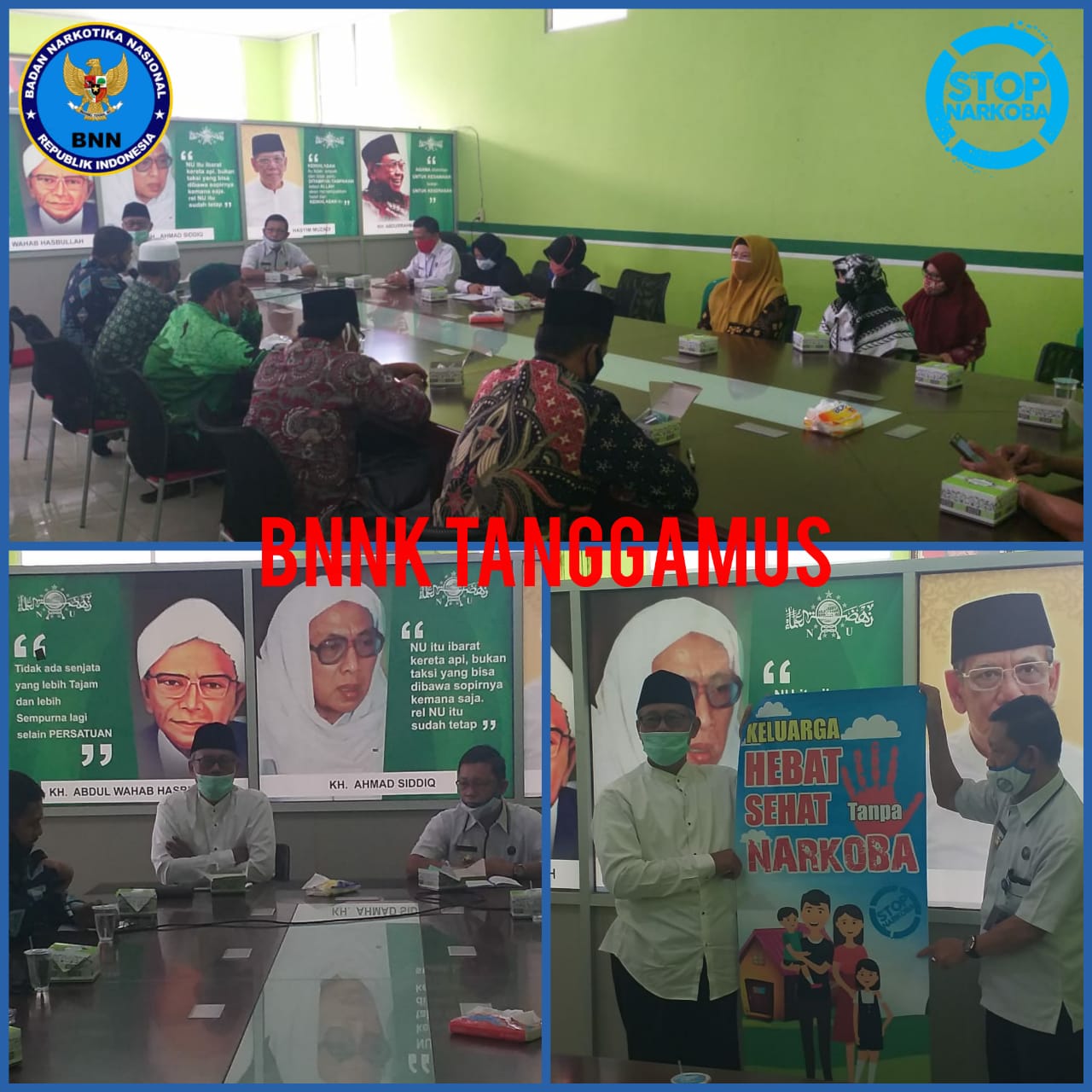 BNNK Tanggamus Jalin Kerjasama Dengan Pimpinan Cabang Nadhalatul Ulama Kabupaten Tanggamus BNNK Tanggamus Jalin Kerjasama Dengan Pimpinan Cabang Nadhalatul Ulama Kabupaten Tanggamus