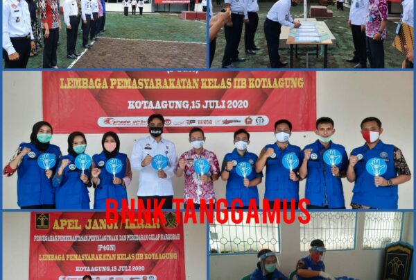 Pegawai Lapas Kelas IIB Kotaagung Berjanji Untuk Berperan Aktif Dalam P4GN