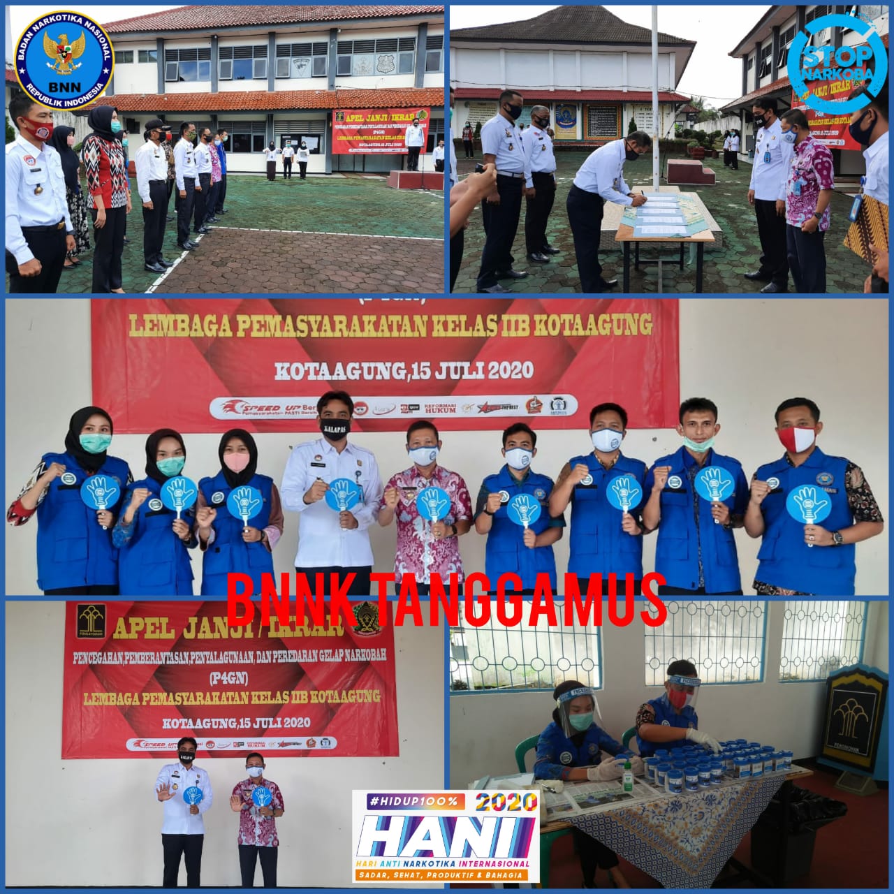 Pegawai Lapas Kelas IIB Kotaagung Berjanji Untuk Berperan Aktif Dalam P4GN Pegawai Lapas Kelas IIB Kotaagung Berjanji Untuk Berperan Aktif Dalam P4GN