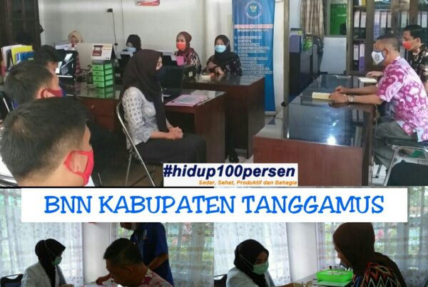 Sosialisasi P4GN dan Test Urine Bagi Keluarga BNNK Tanggamus