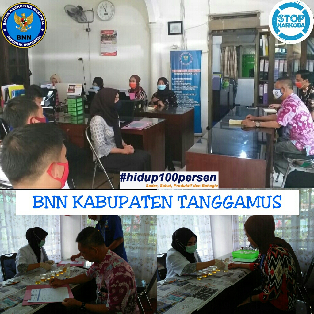 Sosialisasi P4GN dan Test Urine Bagi Keluarga BNNK Tanggamus Sosialisasi P4GN dan Test Urine Bagi Keluarga BNNK Tanggamus