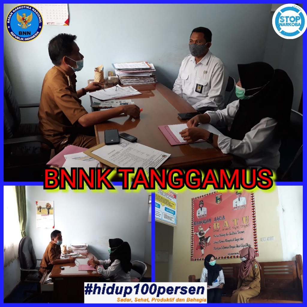 BNNK Tanggamus Berkoordinasi dengan Kesbangpol dan Dinas PMD Kabupaten Tanggamus Terkait Desa Bersinar BNNK Tanggamus Berkoordinasi dengan Kesbangpol dan Dinas PMD Kabupaten Tanggamus Terkait Desa Bersinar