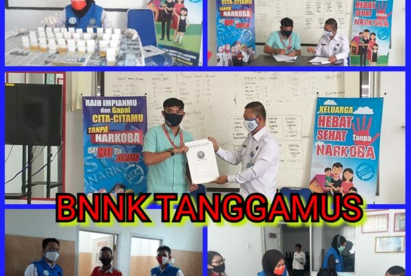 Kerjasama antara BNNK Tanggamus dan Bintang Kharisma Jaya 2 Gisting Kabupaten Tanggamus dalam pelaksanaan P4GN