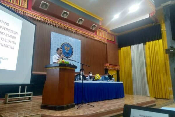 BNN Kabupaten Tanggamus Gaet Insan Media Untuk Mengoptimalkan Teknologi Guna Menyebarluaskan Bahaya Narkotika
