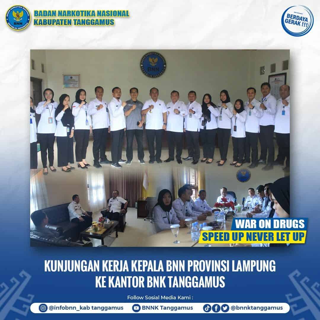 KUNJUNGAN KERJA KEPALA BNNP LAMPUNG KE KANTOR BNNK TANGGAMUS KUNJUNGAN KERJA KEPALA BNNP LAMPUNG KE KANTOR BNNK TANGGAMUS