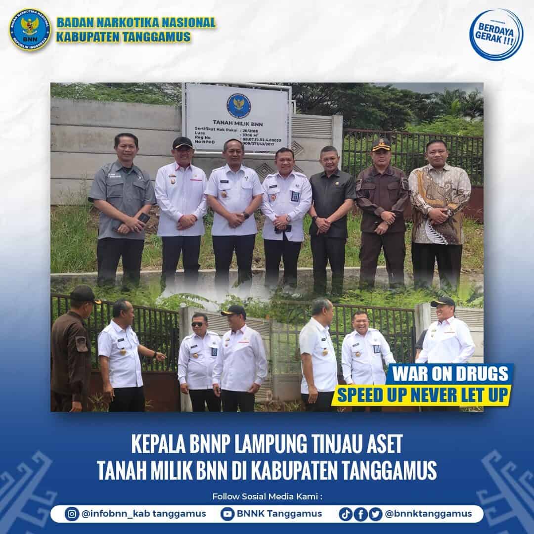 KEPALA BNNP LAMPUNG TINJAU ASET TANAH MILIK BNN DI KABUPATEN TANGGAMUS KEPALA BNNP LAMPUNG TINJAU ASET TANAH MILIK BNN DI KABUPATEN TANGGAMUS