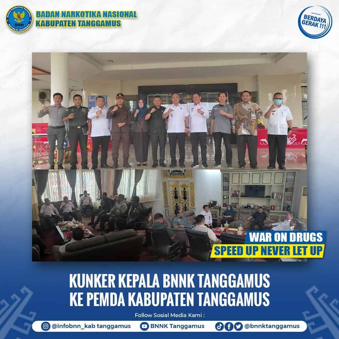 KUNJUNGAN KERJA KEPALA BNNP LAMPUNG KE PEMDA KAB TANGGAMUS KUNJUNGAN KERJA KEPALA BNNP LAMPUNG KE PEMDA KAB TANGGAMUS