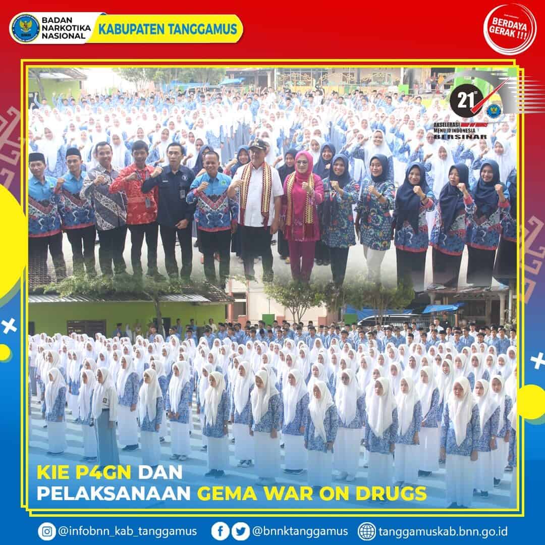 KIE P4GN MELALUI TALKSHOW & PELAKSANAAN GEMA ANTI NARKOTIKA