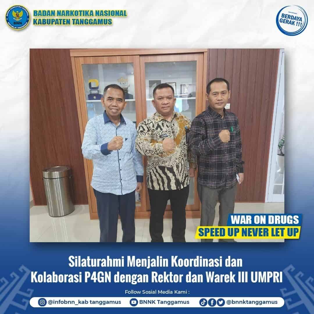 Silaturahmi Menjalin Koordinasi dan Kolaborasi P4GN dengan Rektor dan Wakil Rektor III Universitas Muhammadiyah Pringsewu Konsep Otomatis