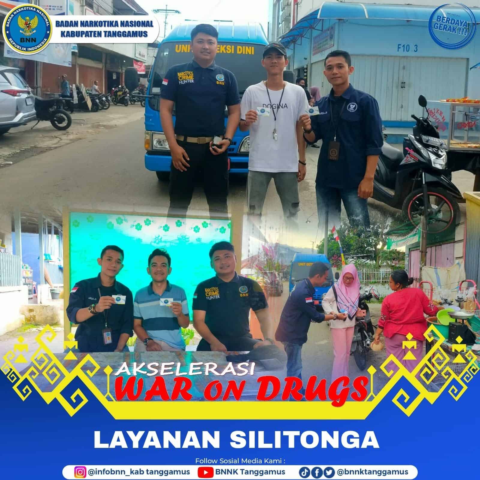 Layanan SILITONGA (mobilisaSI keLIling TOlak peNyalahGunaan narkobA) BNNK Tanggamus Layanan SILITONGA (mobilisaSI keLIling TOlak peNyalahGunaan narkobA) BNNK Tanggamus