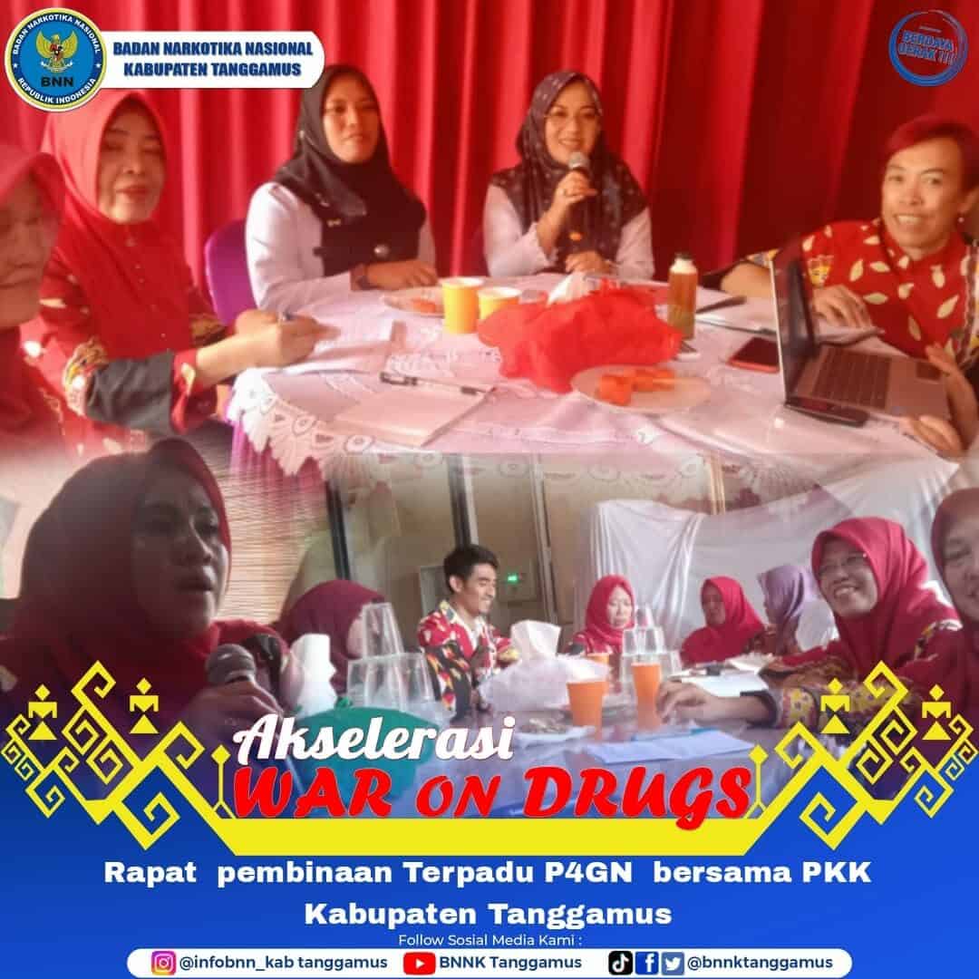 Rapat Pelaksanaan Pembinaan Terpadu Sosialisasi P4GN bersama PKK Rapat Pelaksanaan Pembinaan Terpadu Sosialisasi P4GN bersama PKK