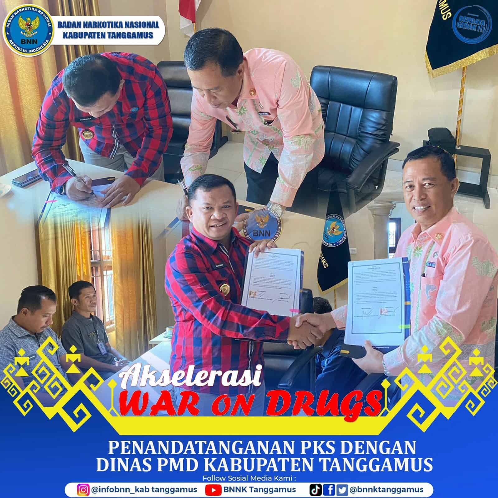 PENANDATANGANAN PKS DENGAN DINAS PEMBERDAYAAN MASYARAKAT DAN DESA KABUPATEN TANGGAMUS PENANDATANGANAN PKS DENGAN DINAS PEMBERDAYAAN MASYARAKAT DAN DESA KABUPATEN TANGGAMUS