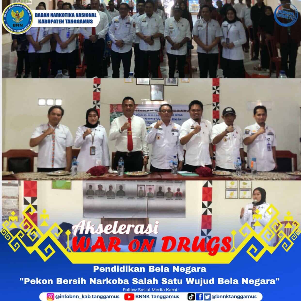 PENDIDIKAN BELA NEGARA “PEKON BERSIH NARKOBA SALAH SATU WUJUD BELA NEGARA