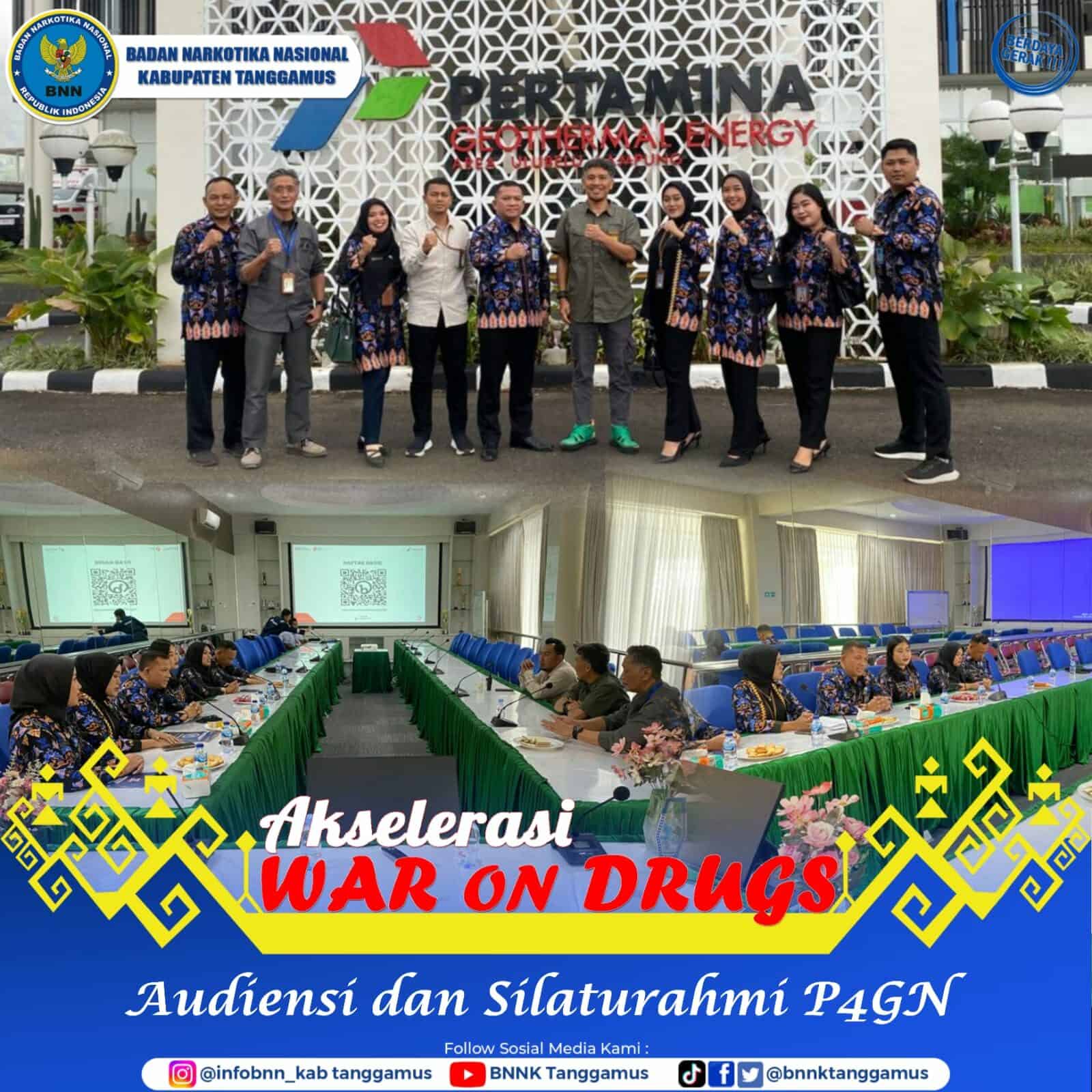 Audiensi dan Silaturahmi P4GN di Pertamina Geothermal Energy Ulu Belu Audiensi dan Silaturahmi P4GN di Pertamina Geothermal Energy Ulu Belu