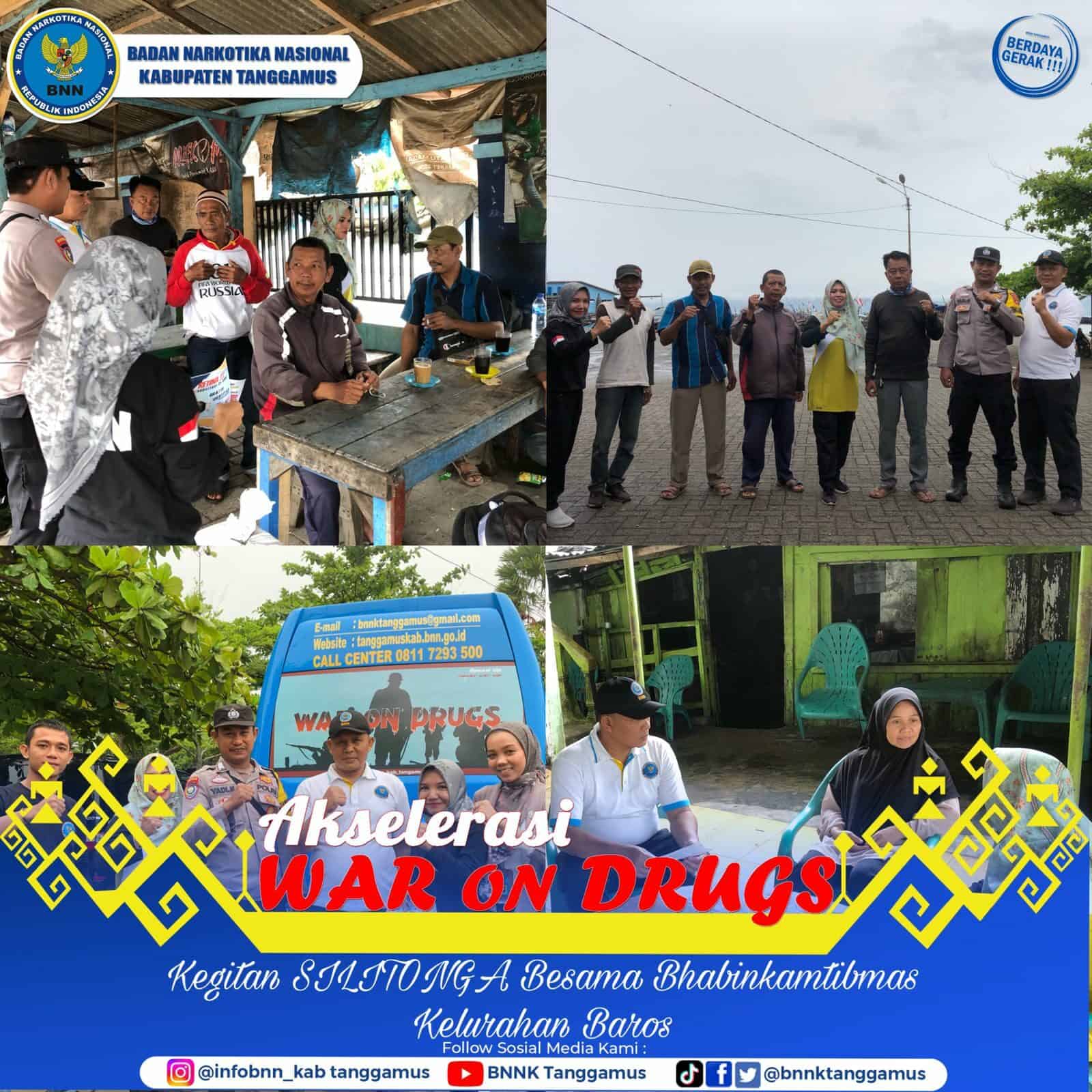 Layanan SILITONGA (mobilisaSI keLIling TOlak peNyalahGunaan narkobA) Bersama Bhabinkamtibmas Kelurahan Baros Kabupaten Tanggamus Layanan SILITONGA (mobilisaSI keLIling TOlak peNyalahGunaan narkobA) Bersama Bhabinkamtibmas Kelurahan Baros Kabupaten Tanggamus
