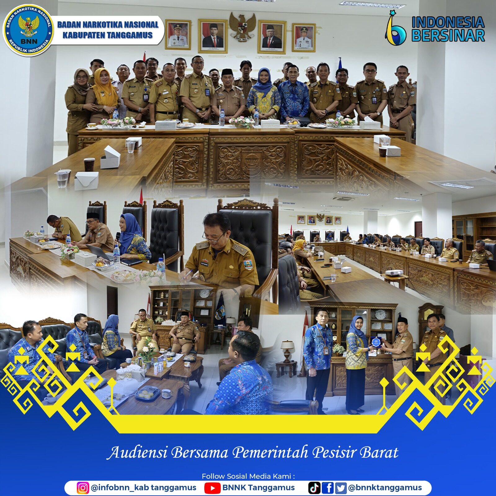 Audiensi Kepada Pemerintah Daerah Kabupaten Pesisir Barat Audiensi Kepada Pemerintah Daerah Kabupaten Pesisir Barat
