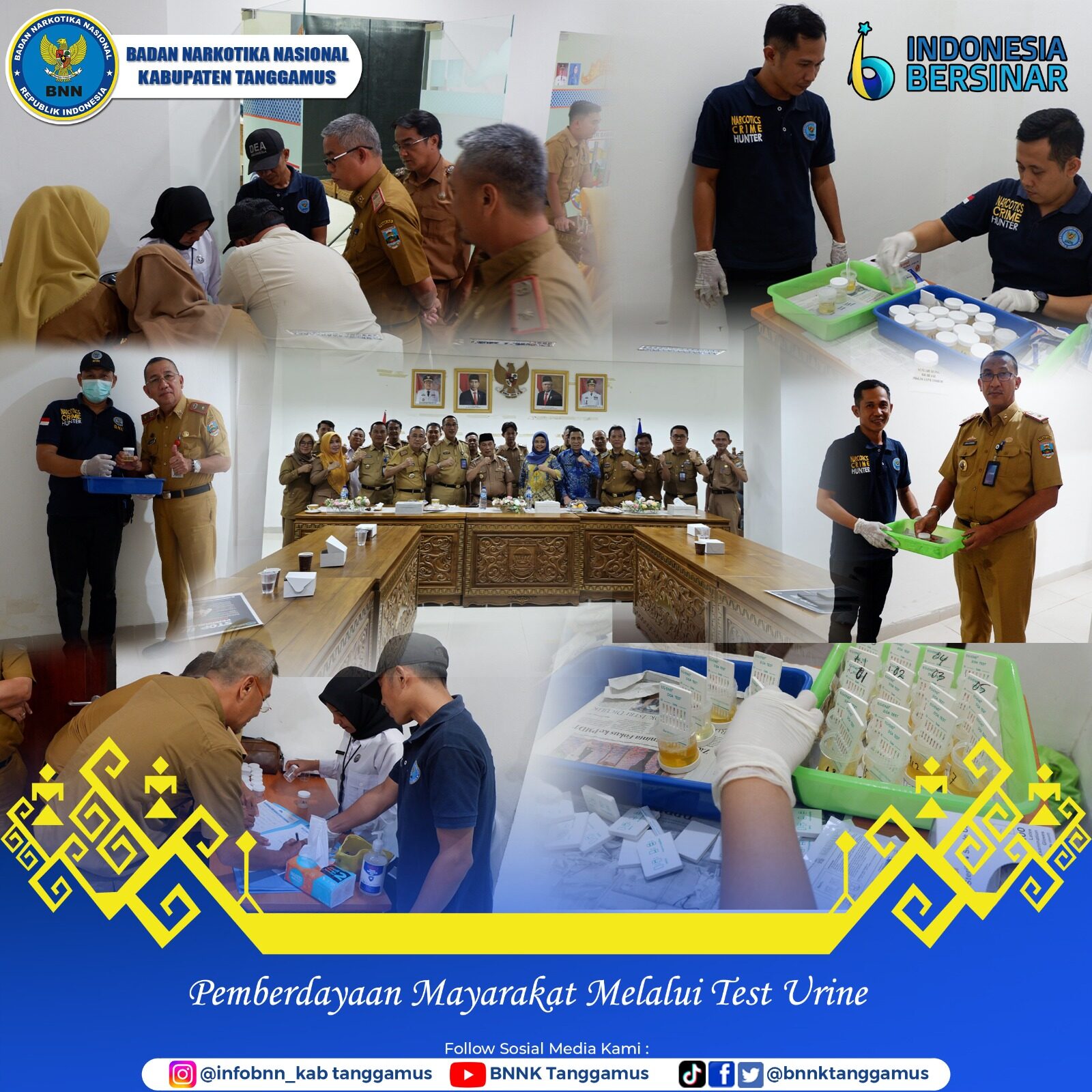 PEMBERDAYAAN MASYARAKAT MELALUI DETEKSI DINI TEST URINE PEMBERDAYAAN MASYARAKAT MELALUI DETEKSI DINI TEST URINE