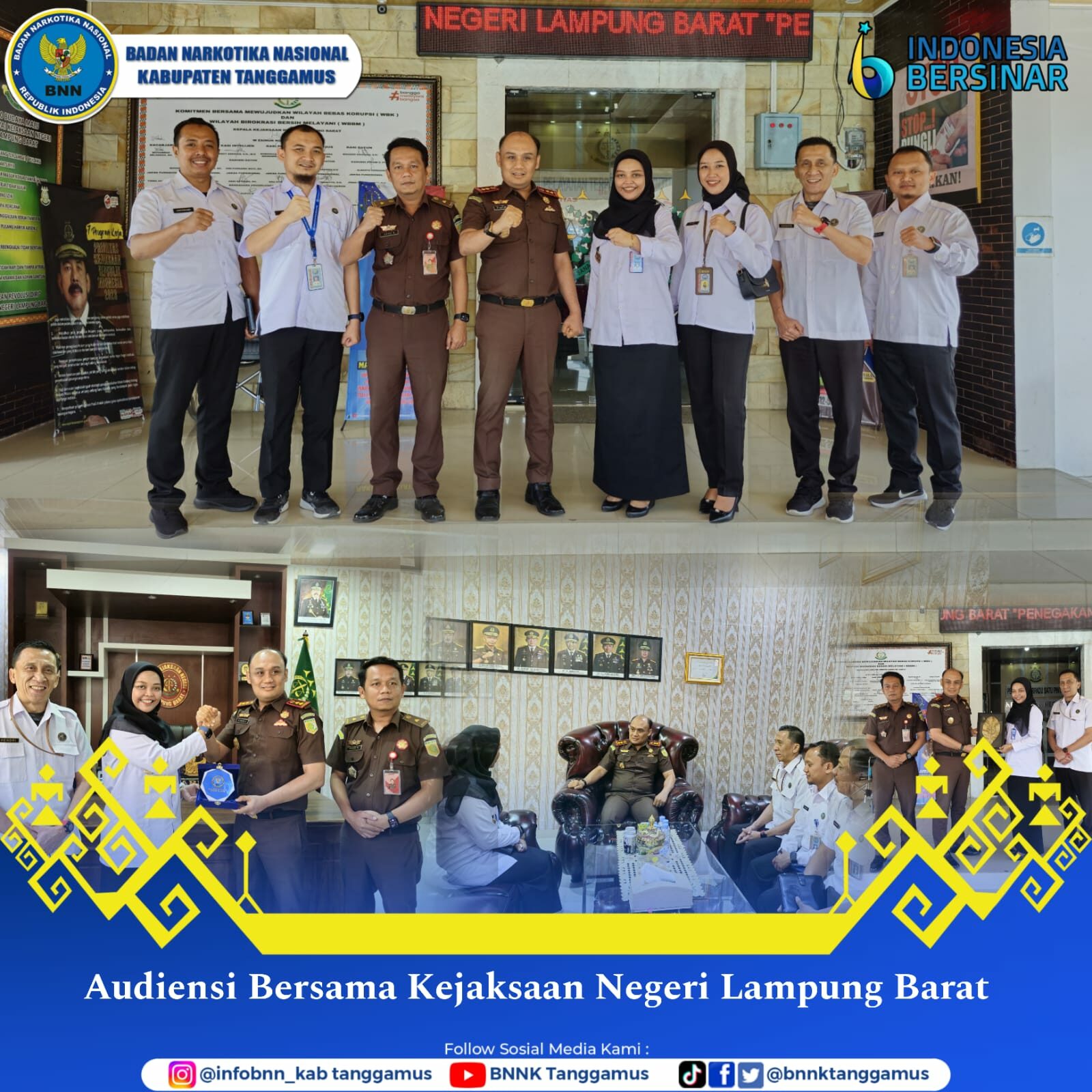 Audiensi Bersama Kejaksaan Negeri Lampung Barat Audiensi Bersama Kejaksaan Negeri Lampung Barat