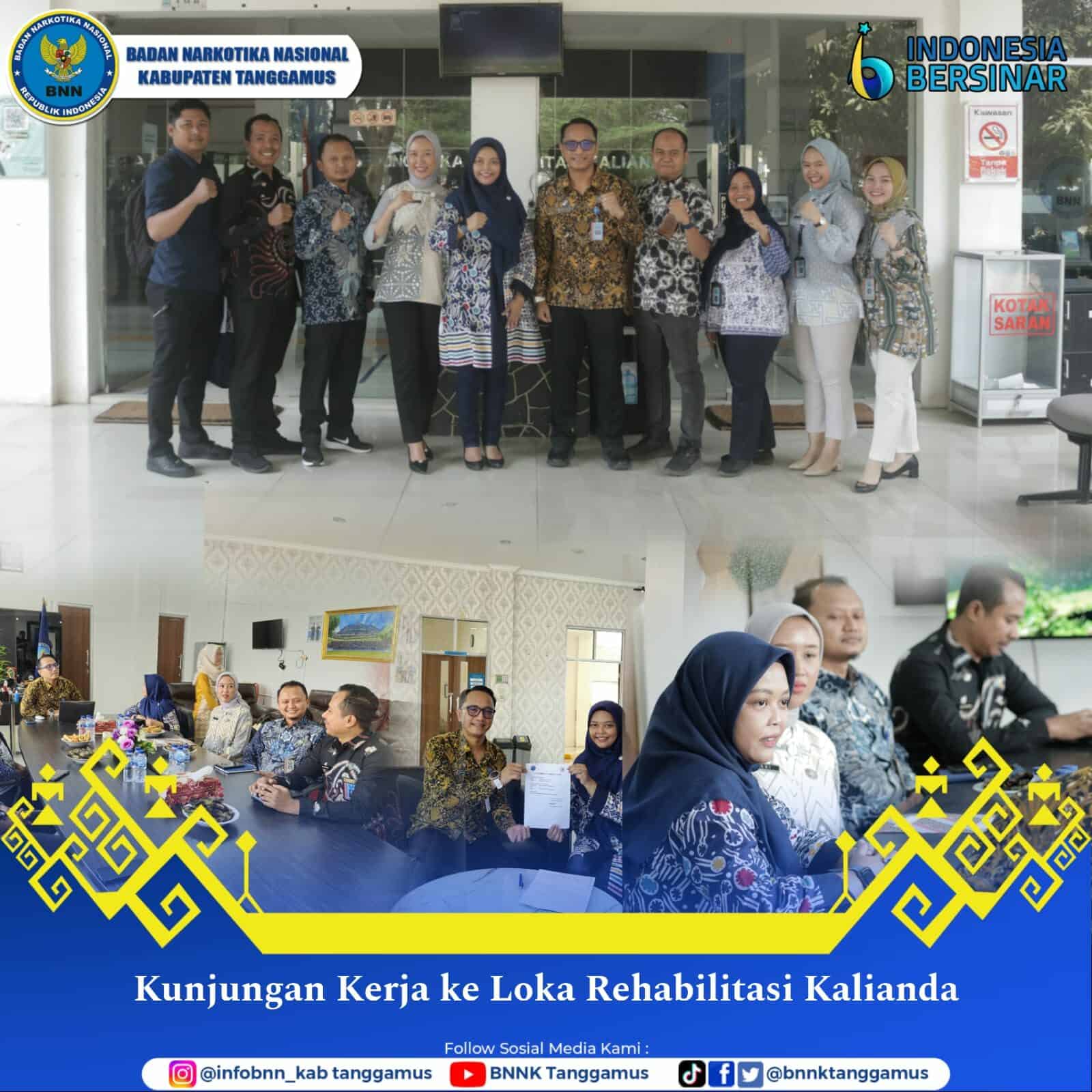 Kunjungan Kerja ke Loka Rehabilitasi Kalianda Kunjungan Kerja ke Loka Rehabilitasi Kalianda