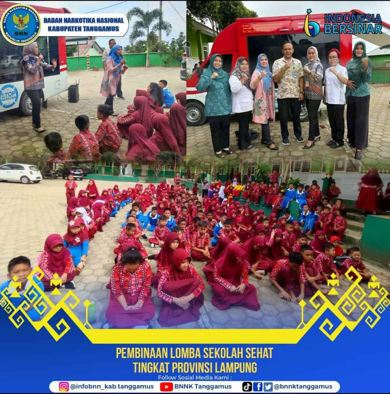 PEMBINAAN DALAM RANGKA LOMBA SEKOLAH SEHAT TINGKAT PROVINSI LAMPUNG PEMBINAAN DALAM RANGKA LOMBA SEKOLAH SEHAT TINGKAT PROVINSI LAMPUNG
