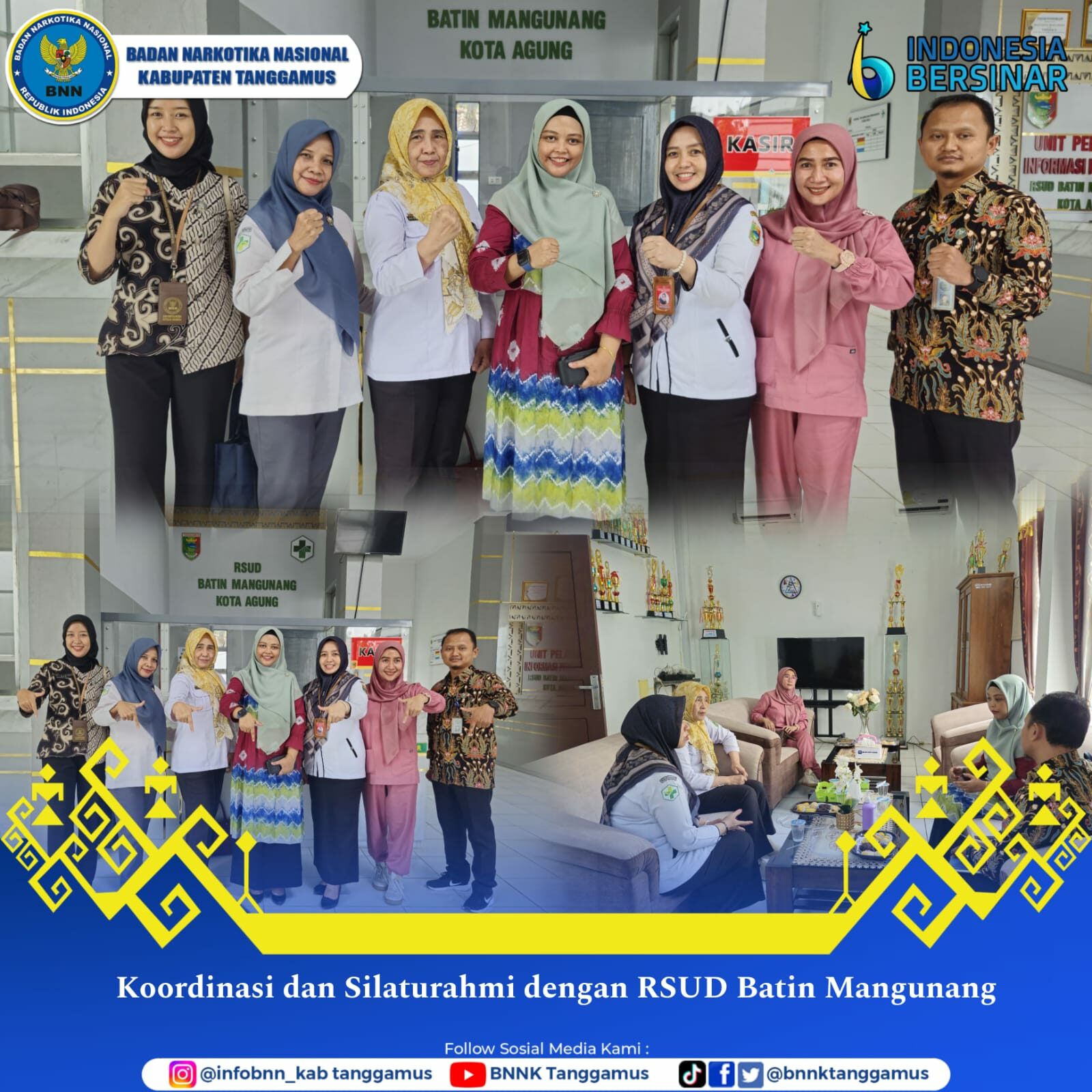 Koordinasi dan Silaturahmi dengan RSUD Batin Mangunang Koordinasi dan Silaturahmi dengan RSUD Batin Mangunang