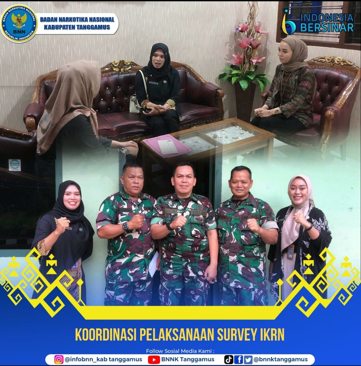 KOORDINASI PELAKSANAAN SURVEY IKRN KOORDINASI PELAKSANAAN SURVEY IKRN