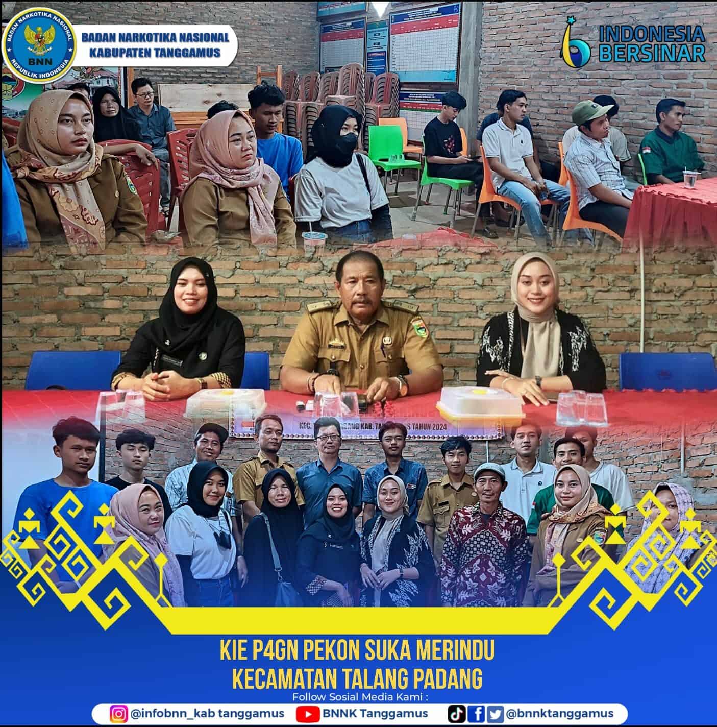 KIE P4GN PEKON SUKA MERINDU (KARANG TARUNA, KADER PEKON, APARAT PEKON), KECAMATAN TALANG PADANG KIE P4GN PEKON SUKA MERINDU (KARANG TARUNA, KADER PEKON, APARAT PEKON), KECAMATAN TALANG PADANG