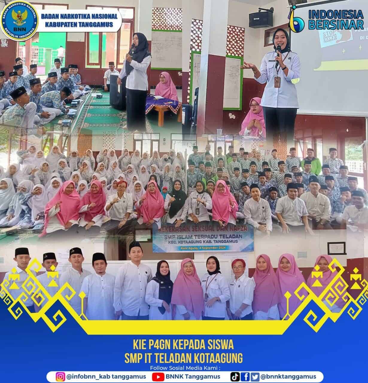 KIE P4GN DI SMP IT TELADAN KOTAAGUNG KIE P4GN DI SMP IT TELADAN KOTAAGUNG