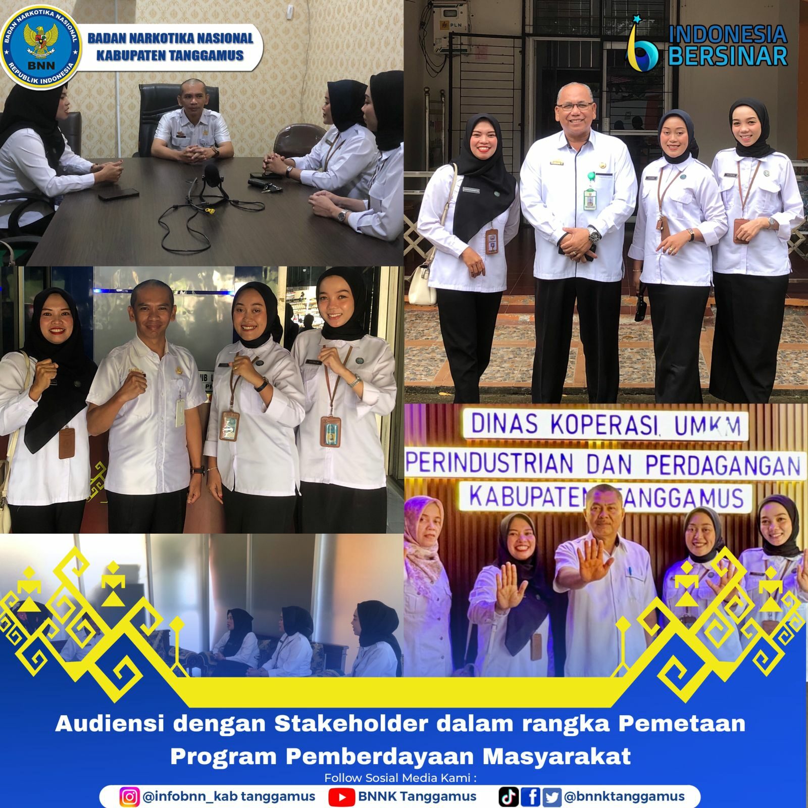 AUDIENSI DENGAN STAKEHOLDER DALAM RANGKA PEMETAAN PROGRAM PEMBERDAYAAN MASYARAKAT AUDIENSI DENGAN STAKEHOLDER DALAM RANGKA PEMETAAN PROGRAM PEMBERDAYAAN MASYARAKAT