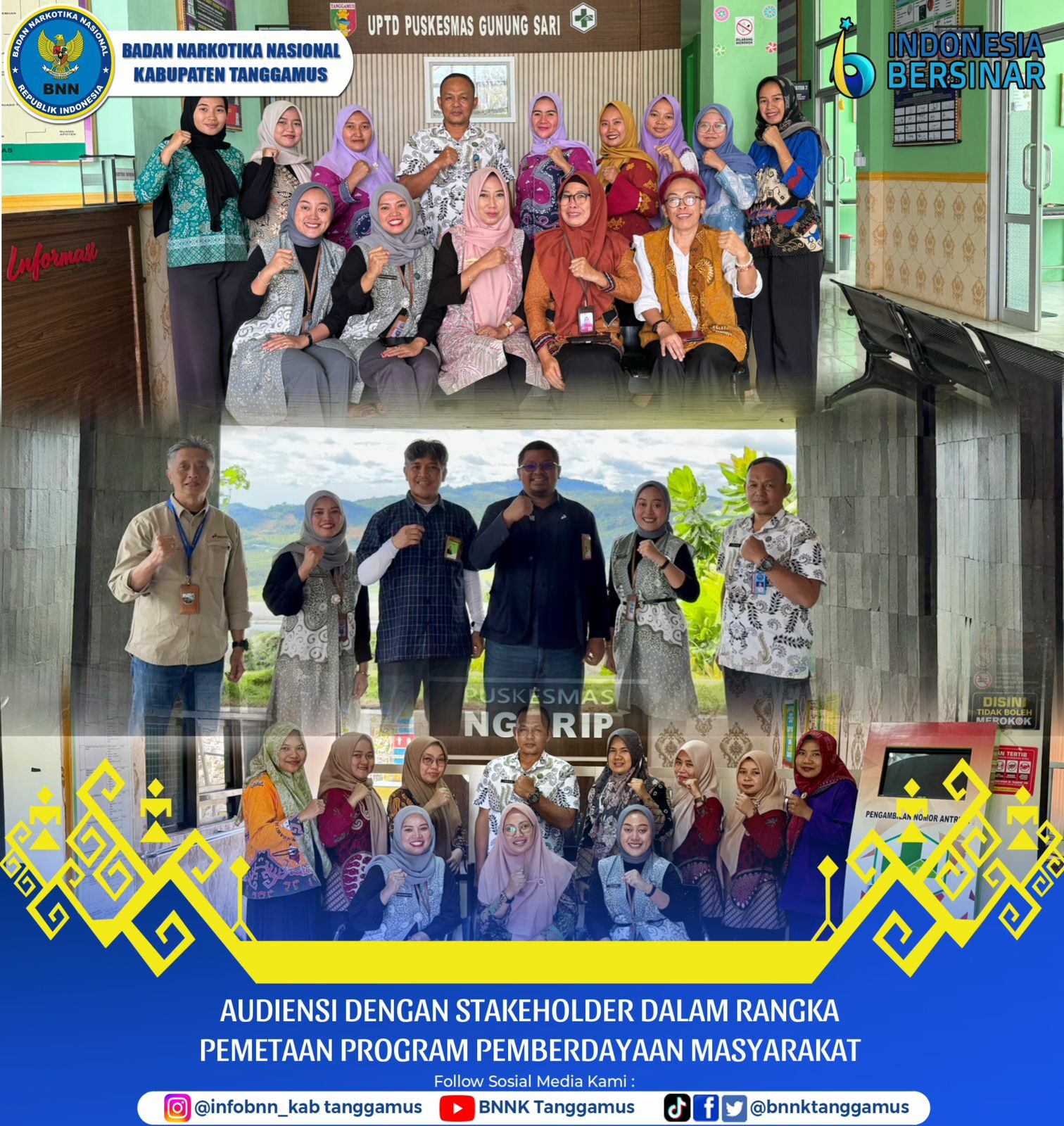 AUDIENSI DENGAN STAKEHOLDER DALAM RANGKA PEMETAAN PROGRAM PEMBERDAYAAN MASYARAKAT AUDIENSI DENGAN STAKEHOLDER DALAM RANGKA PEMETAAN PROGRAM PEMBERDAYAAN MASYARAKAT