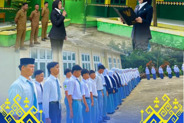 MISS U (MENJADI INSPEKTUR SEKOLAH SAAT UPACARA SMA DARUL FIKRI SUMANDA KECAMATAN PUGUNG
