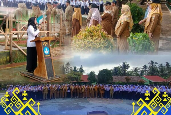 MISS U (MENJADI INSPEKTUR SEKOLAH SAAT UPACARA SMPN 2 PUGUNG KECAMATAN PUGUNG