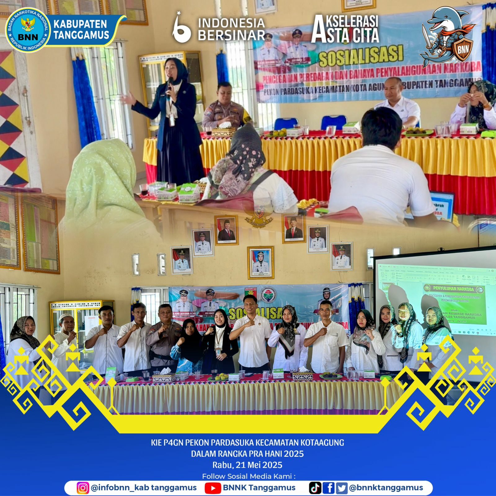 KIE P4GN DI PEKON PARDASUKA KECAMATAN KOTA AGUNG DALAM RANGKA PRA HANI 2025 KIE P4GN DI PEKON PARDASUKA KECAMATAN KOTA AGUNG DALAM RANGKA PRA HANI 2025