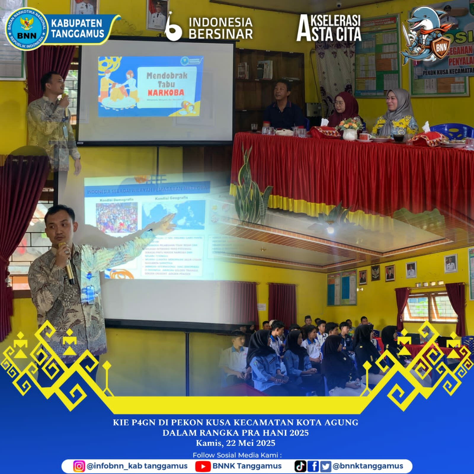 KIE P4GN DI PEKON KUSA KECAMATAN KOTA AGUNG DALAM RANGKA PRA HANI 2025 KIE P4GN DI PEKON KUSA KECAMATAN KOTA AGUNG DALAM RANGKA PRA HANI 2025