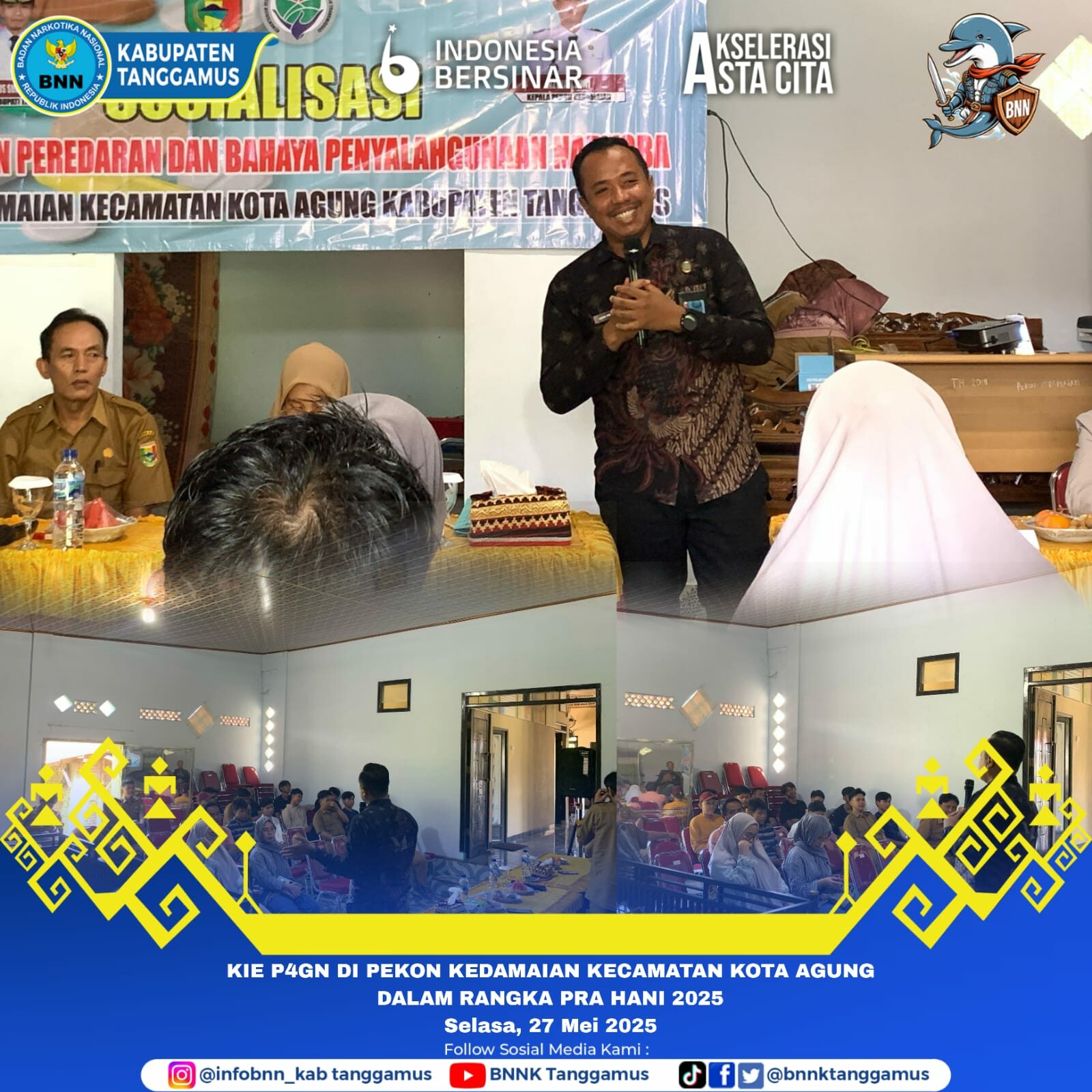 KIE P4GN DI PEKON KEDAMAIAN KECAMATAN KOTA AGUNG DALAM RANGKA PRA HANI 2025 KIE P4GN DI PEKON KEDAMAIAN KECAMATAN KOTA AGUNG DALAM RANGKA PRA HANI 2025