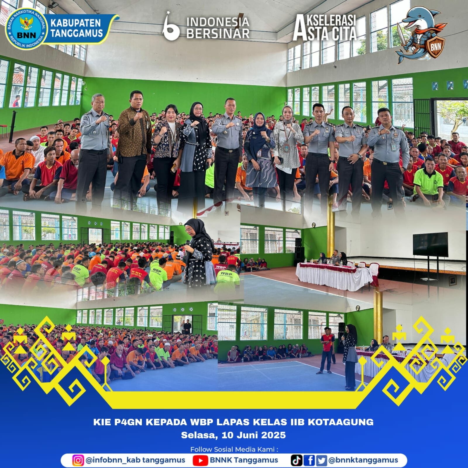 KIE P4GN KEPADA WBP LAPAS KELAS IIB KOTAAGUNG KIE P4GN KEPADA WBP LAPAS KELAS IIB KOTAAGUNG