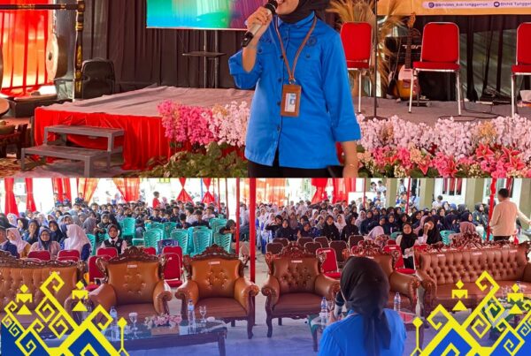 KIE P4GN dalam Kegiatan Deklarasi Anti Narkotika di SMK Muhammadiyah Kotaagung dalam rangka Pra-HANI Tahun 2025